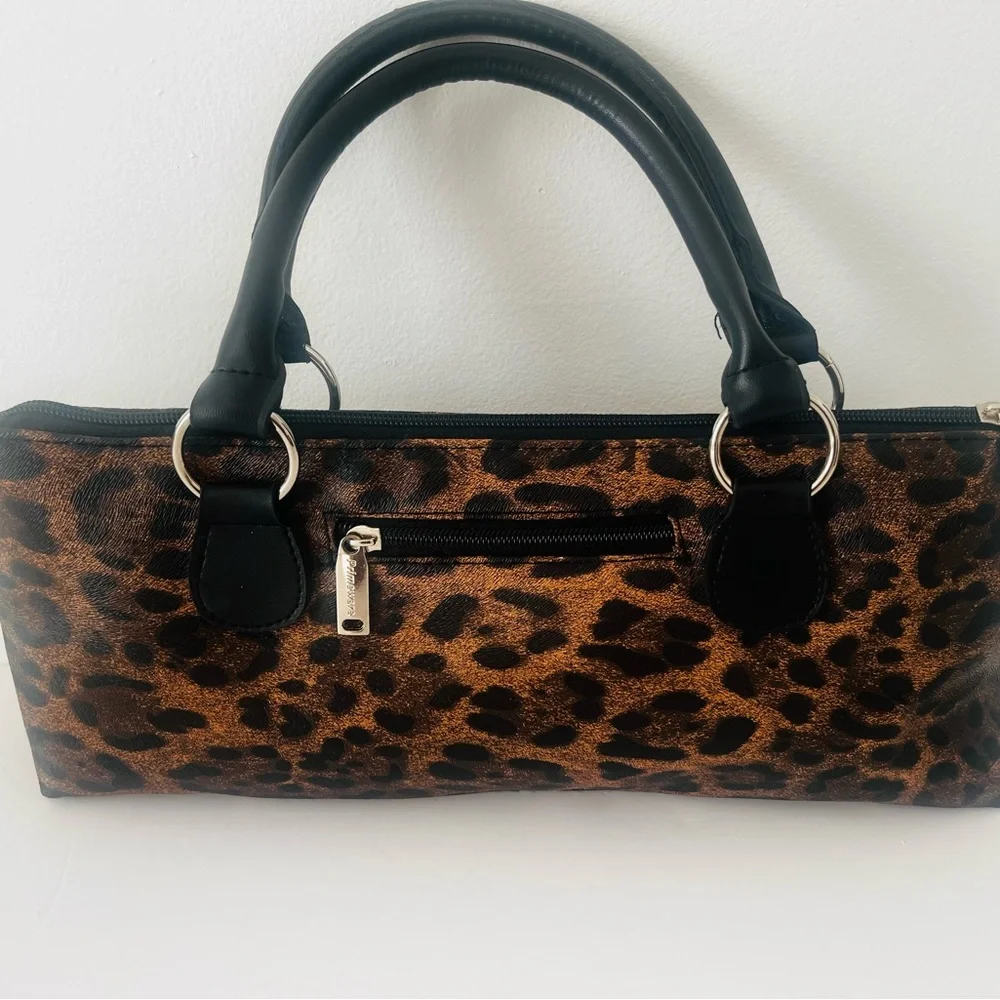 Primeware Wine Clutch Thermal Bag Cougar Animal Print Tote 750ml